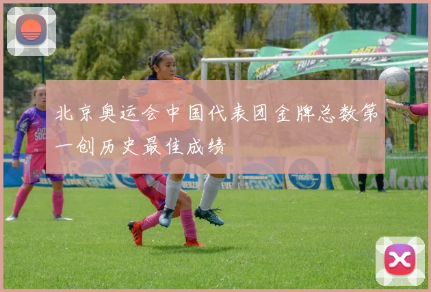 北京奥运会中国代表团金牌总数第一创历史最佳成绩